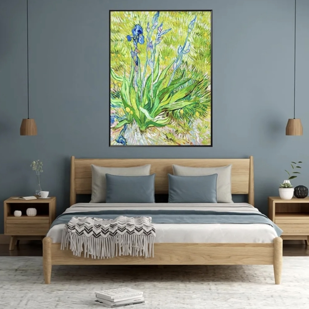 Iris Vincent Van Gogh Oil Painting Canvas Art Print Unframed Wall Decor 12 x 16